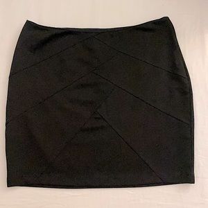 Short black skirt